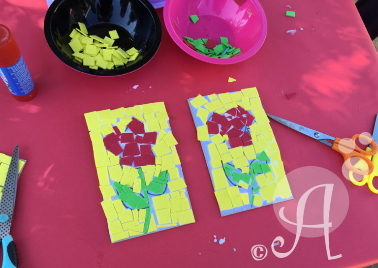 Taller de mosaics Sant Jordi