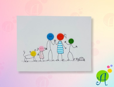 taller infantil familia botons