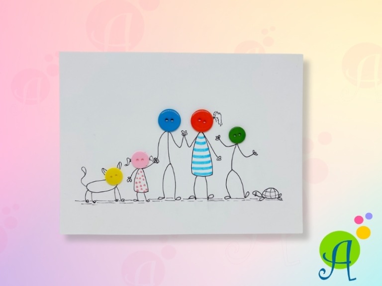taller infantil familia botons